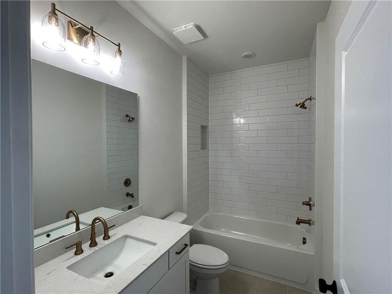 Furnished interior view inside a new home in Waterside Townhomes, Peachtree Corners (Image 8).