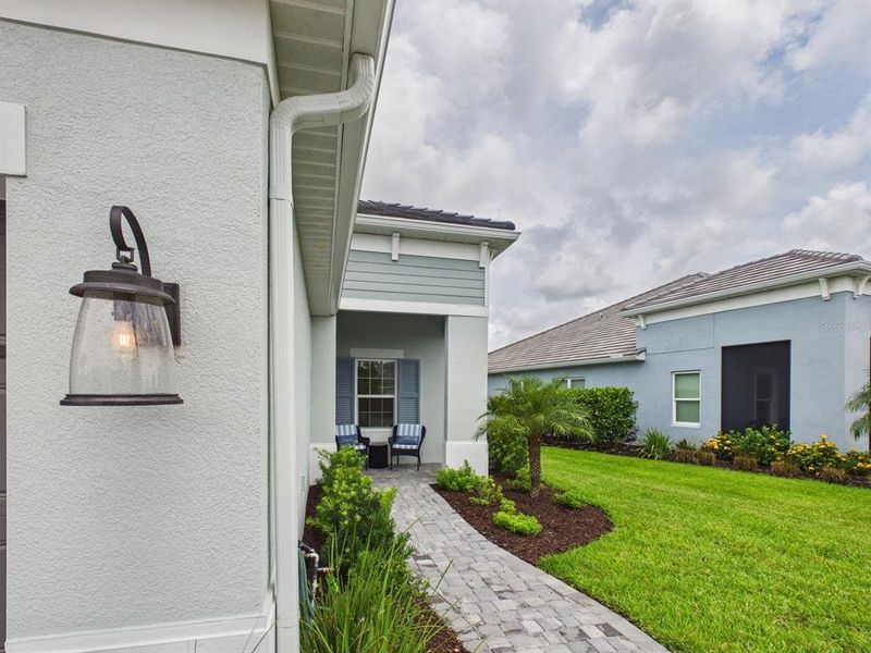 Exterior details and patio area of a home in , Sarasota (Image 3). Exterior details and patio area of a home in , Sarasota (Image 3).