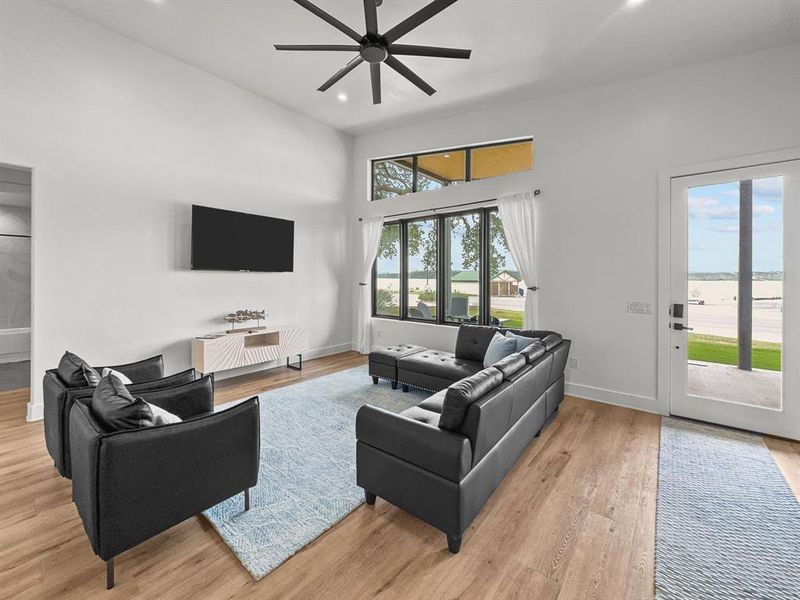 Furnished interior view inside a new home in , Graford (Image 14). Furnished interior view inside a new home in , Graford (Image 14).