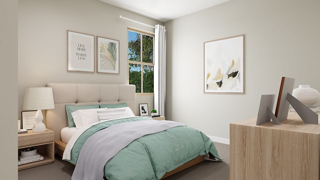 Representative furnished interior of a home built from the Tipton Plan 3507 by Tri Pointe Homes in Soleo, San Tan Valley (Image 30).