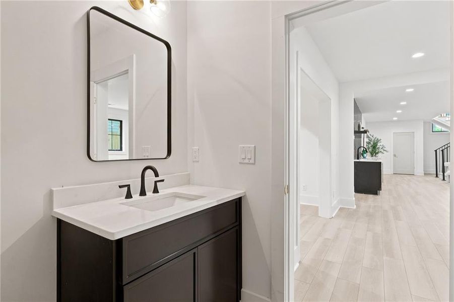 Furnished interior view inside a new home in , Atlanta (Image 40).