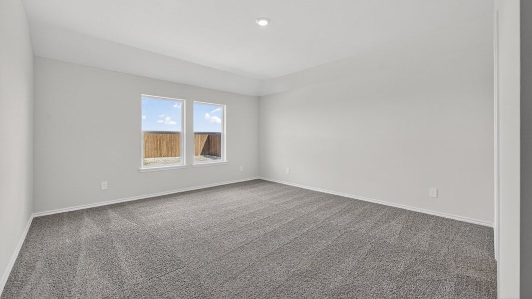 Representative unfurnished interior of a home built from the Fiedor by D.R. Horton in Windrose, Pilot Point (Image 11). Representative unfurnished interior of a home built from the Fiedor by D.R. Horton in Windrose, Pilot Point (Image 11).