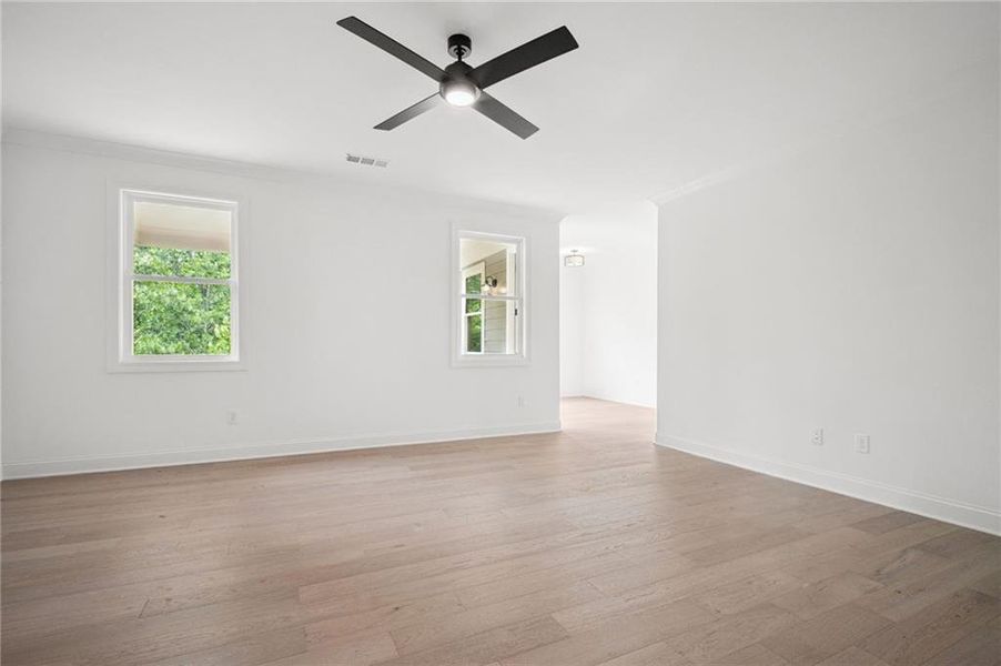 Spacious, unfurnished interior of a new home in Lakeside at River Green, Canton (Image 17).