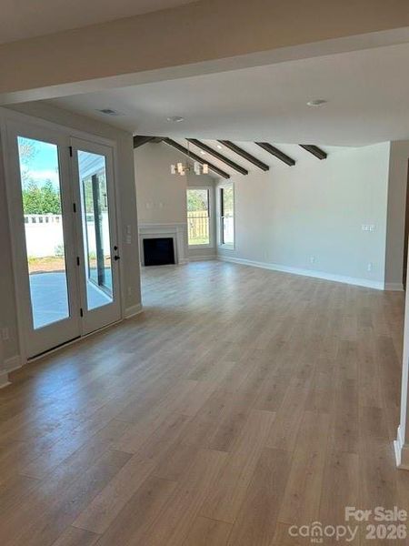 Spacious, unfurnished interior of a new home in The Courtyards at Hodges Farm, Charlotte (Image 18).