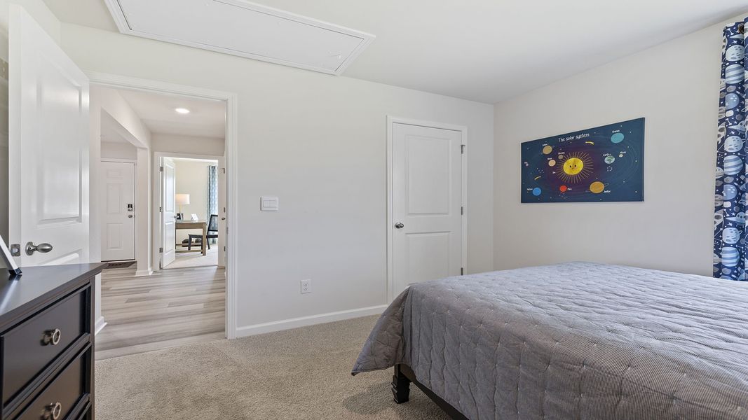 Representative furnished interior of a home built from the Aria by D.R. Horton in Rocky River Ridge, Anderson (Image 11).