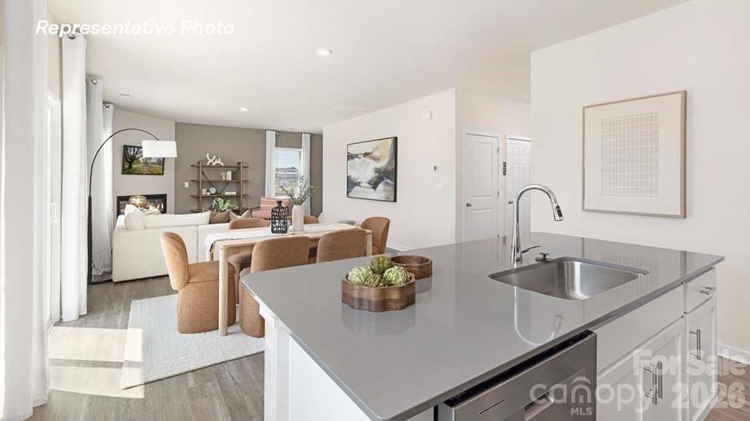 Furnished interior view inside a new home in Cramer Estates, Gastonia (Image 8). Furnished interior view inside a new home in Cramer Estates, Gastonia (Image 8).