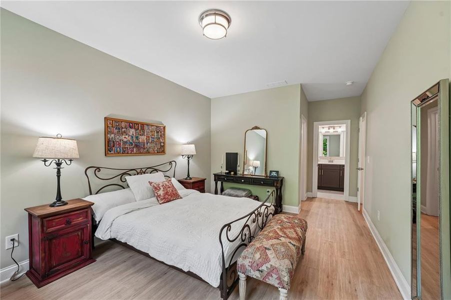 Furnished interior view inside a new home in Lakeside at River Green, Canton (Image 44).