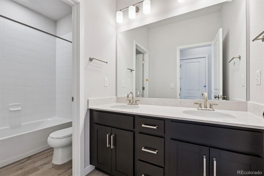 Furnished interior view inside a new home in Floret Collection at Parkdale Commons, Lafayette (Image 6).