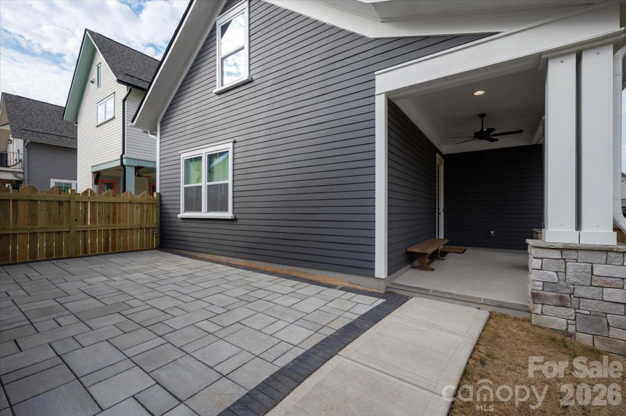 Exterior details and patio area of a home in , Fort Mill (Image 24).