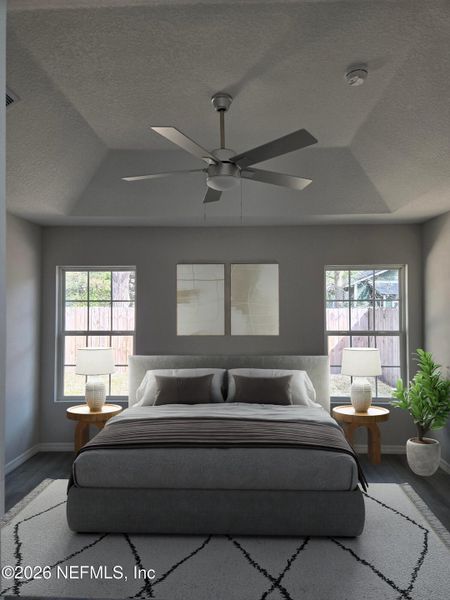 Furnished interior view inside a new home in , Jacksonville (Image 16).