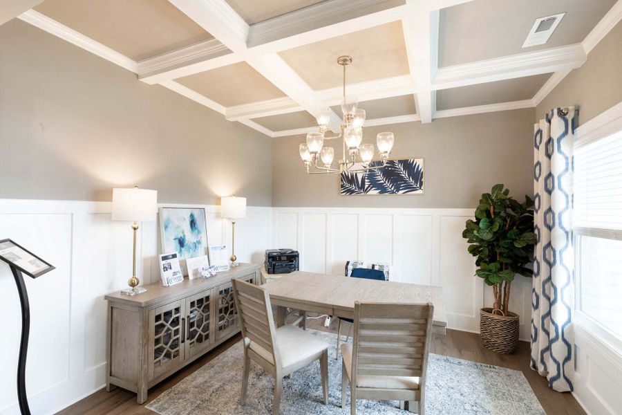 Representative furnished interior of a home built from the Carver by Caviness & Cates Communities in Maggie Way, Wendell (Image 94).