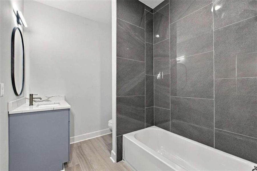 Furnished interior view inside a new home in , Snellville (Image 12).