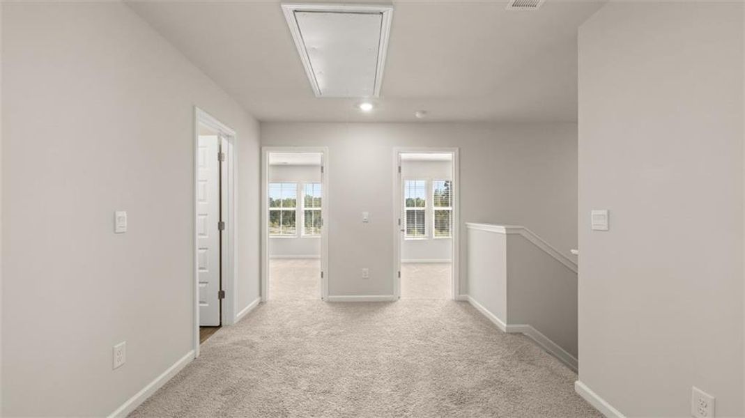 Spacious, unfurnished interior of a new home in Brookland Commons, Monroe (Image 25).