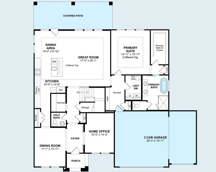 2D floor plan layout of this home in Grand Oaks, Mont Belvieu, TX (Image 1). 2D floor plan layout of this home in Grand Oaks, Mont Belvieu, TX (Image 1).