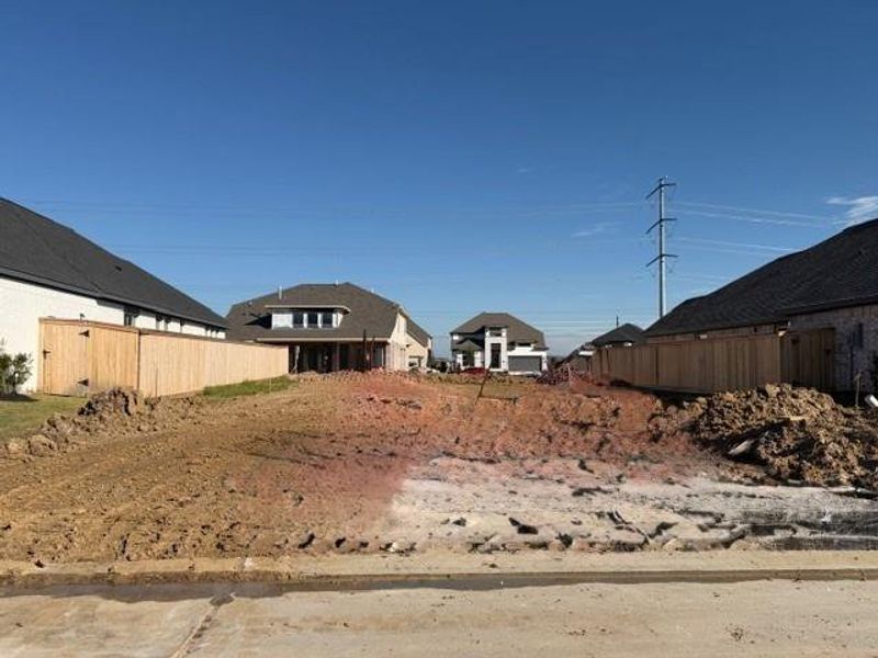 Site preparation for new homesites in Bridgeland 55', Cypress (Image 3). Site preparation for new homesites in Bridgeland 55', Cypress (Image 3).