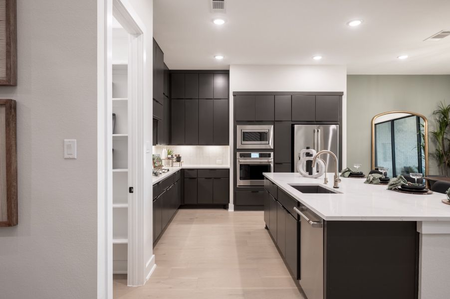 Representative furnished interior of a home built from the Barnhart by Tri Pointe Homes in Trillium, Richmond (Image 6).