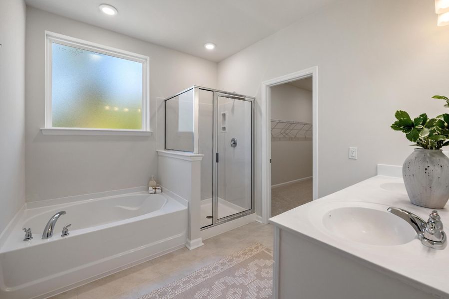 Furnished interior view inside a new home in The Oaks, Goose Creek (Image 13).