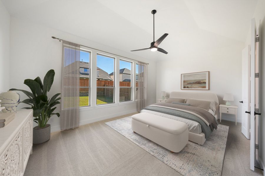 Furnished interior view inside a new home in Aster Park, McKinney (Image 18). Furnished interior view inside a new home in Aster Park, McKinney (Image 18).