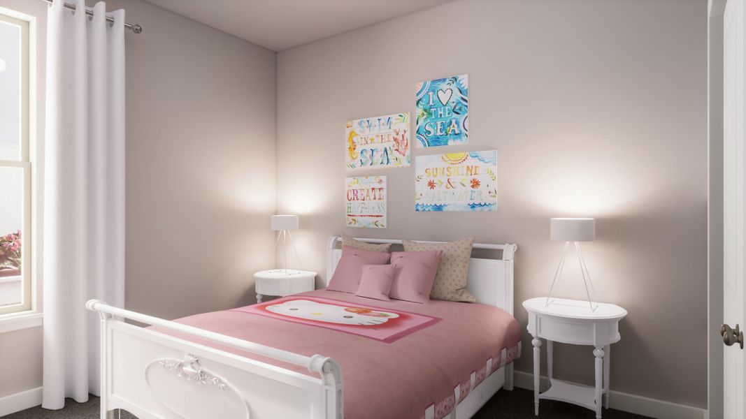 Furnished interior view inside a new home in Union Park, Little Elm (Image 4).