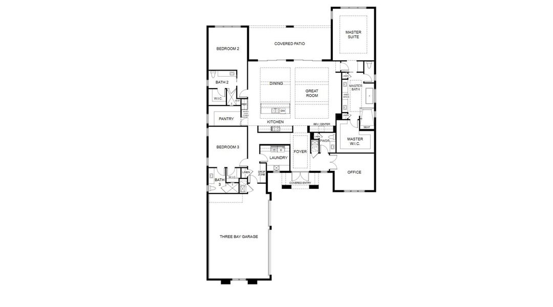 2D floor plan layout for the Anson by GHO Homes in The Reserve at Grand Harbor, Vero Beach, FL (Image 3). 2D floor plan layout for the Anson by GHO Homes in The Reserve at Grand Harbor, Vero Beach, FL (Image 3).