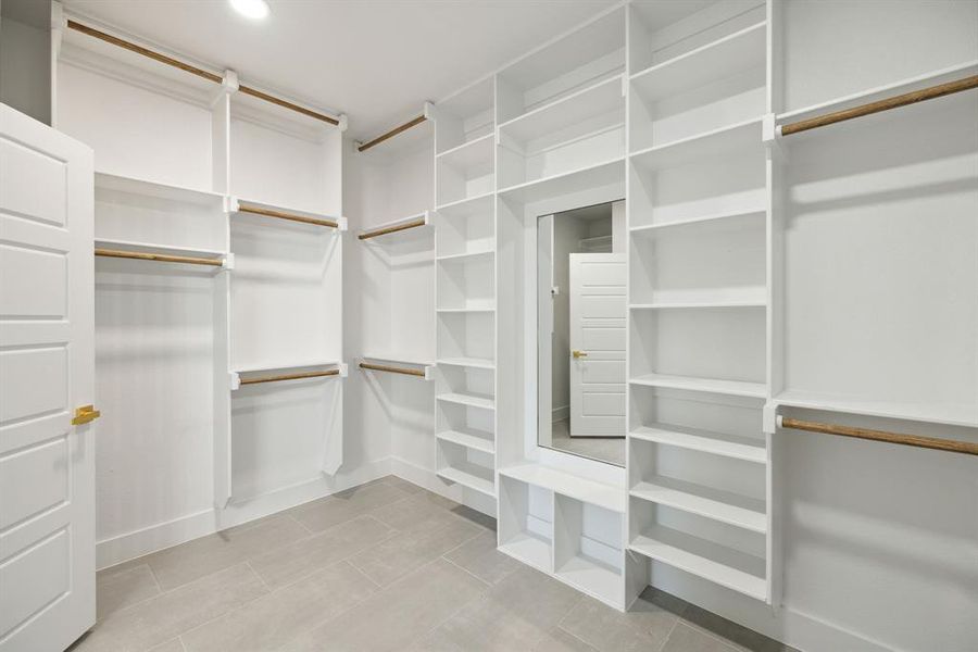 View of spacious closet