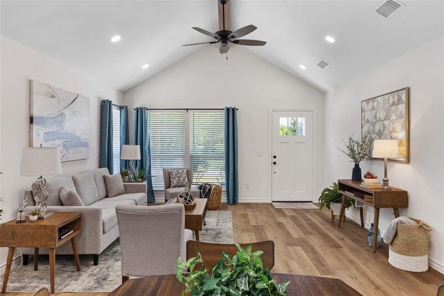 Furnished interior view inside a new home in , Henrietta (Image 10).