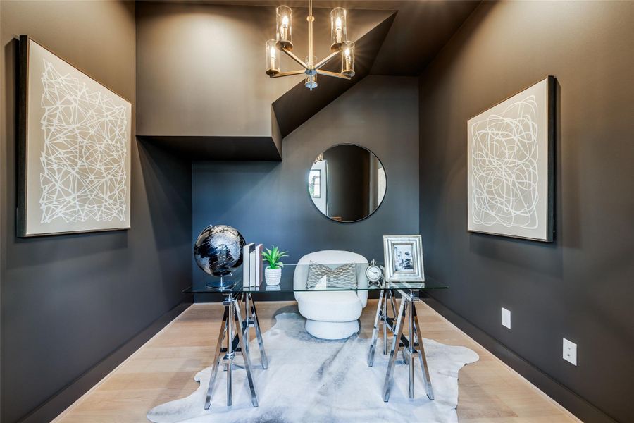 Furnished interior view inside a new home in , Houston (Image 41).