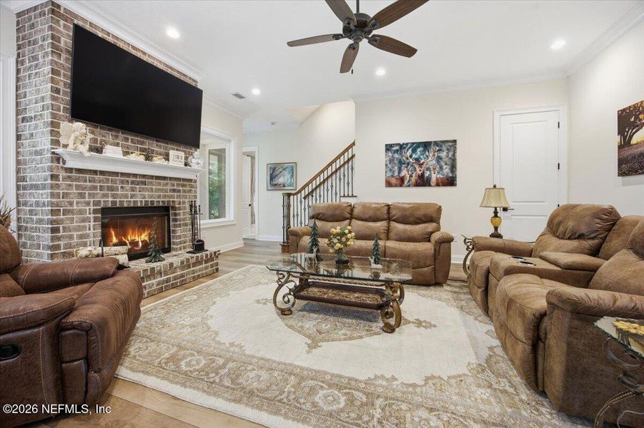 Furnished interior view inside a new home in , Green Cove Springs (Image 5).