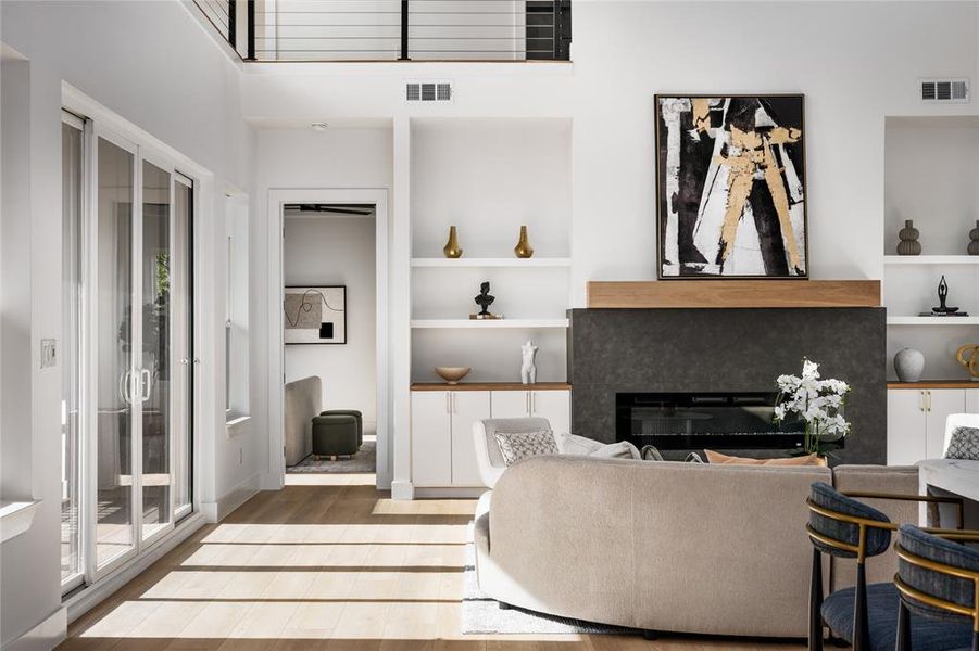 Furnished interior view inside a new home in , Dallas (Image 3). Furnished interior view inside a new home in , Dallas (Image 3).