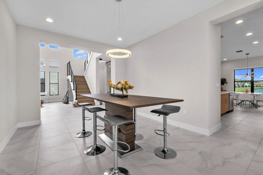 Furnished interior view inside a new home in , Boca Raton (Image 8).