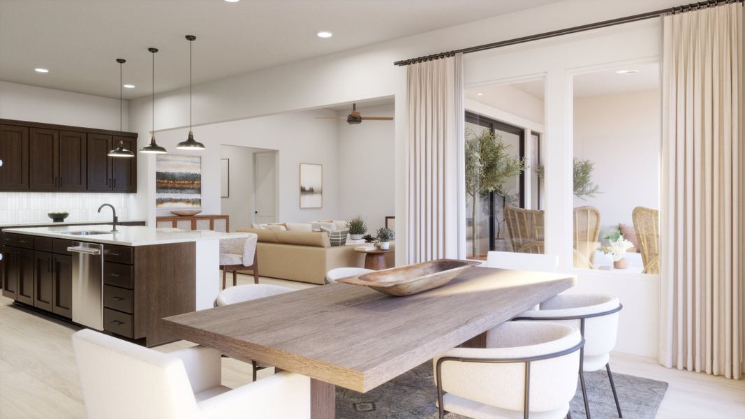 Representative furnished interior of a home built from the 5002 by Risewell Homes in Freedom at Anthem, Kyle (Image 9).