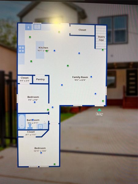 2D floor plan layout of this home in , Houston, TX (Image 5).