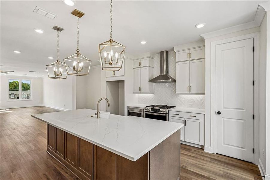 Furnished interior view inside a new home in Waterside Townhomes, Peachtree Corners (Image 6).
