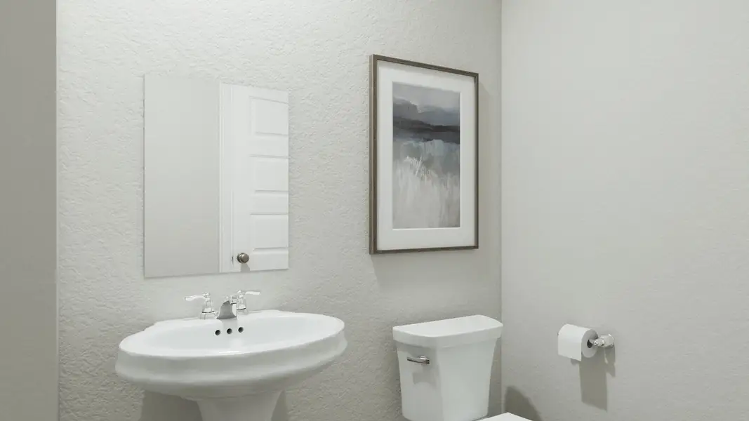 Representative furnished interior of a home built from the The Evergreen by Legend Homes in Mackenzie Creek, Conroe (Image 7).