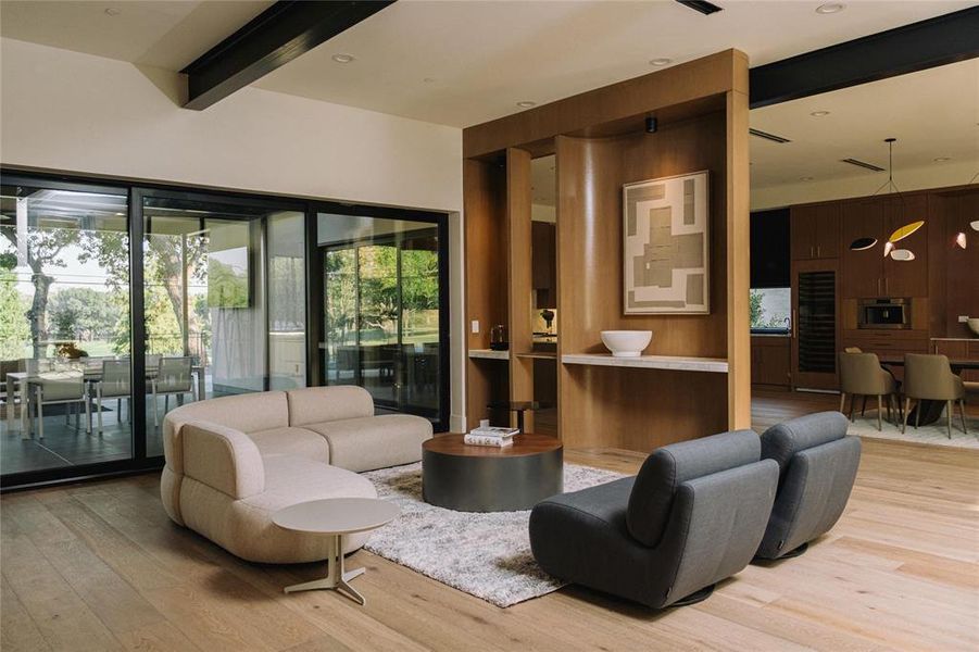 Furnished interior view inside a new home in , Dallas (Image 17).