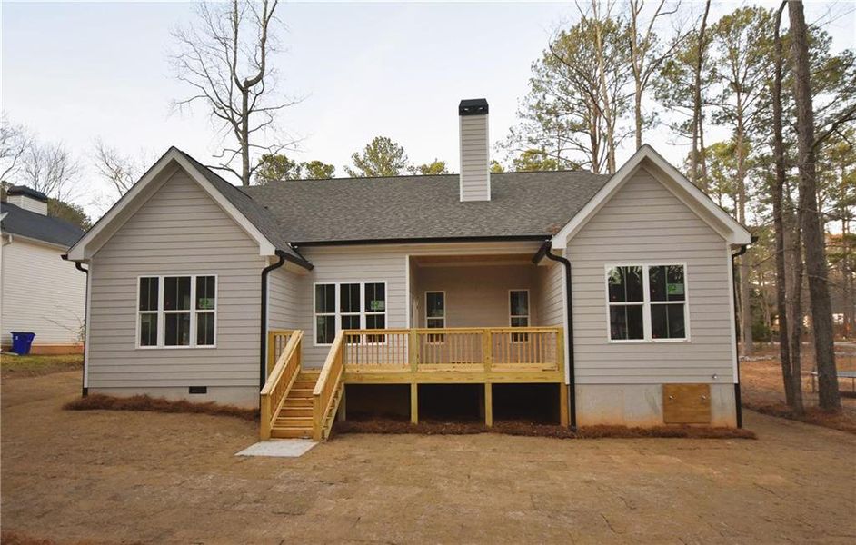 Exterior details and patio area of a home in , Villa Rica (Image 21).