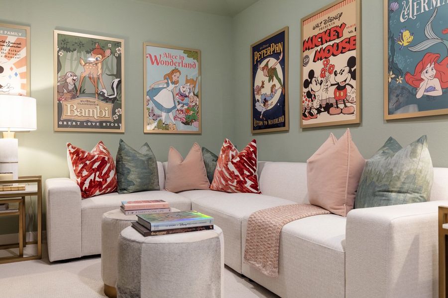 Representative Entertainment Room - some options shown