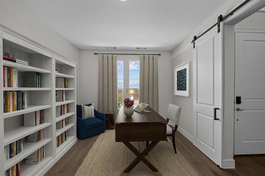 Furnished interior view inside a new home in Wellington, Haslet (Image 17).