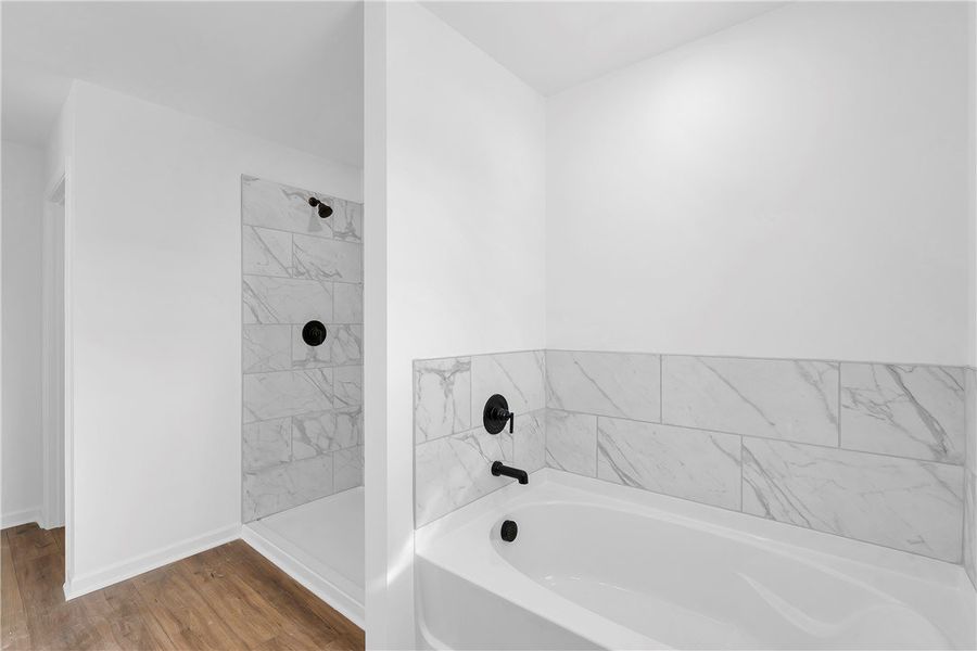 Furnished interior view inside a new home in Brownstone Park, Easley (Image 5).