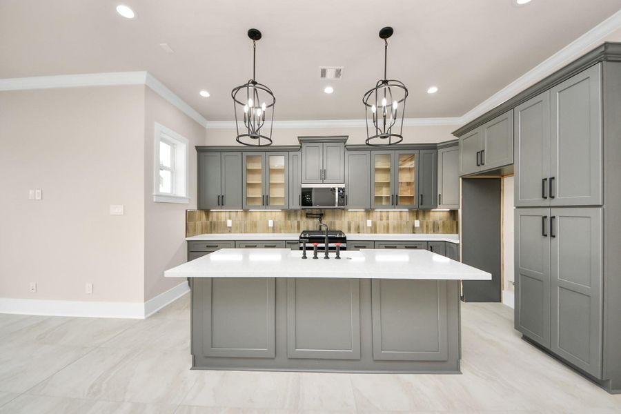 Furnished interior view inside a new home in , Houston (Image 9).