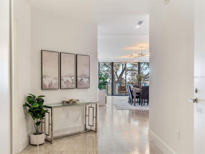 Furnished interior view inside a new home in , Tampa (Image 7).