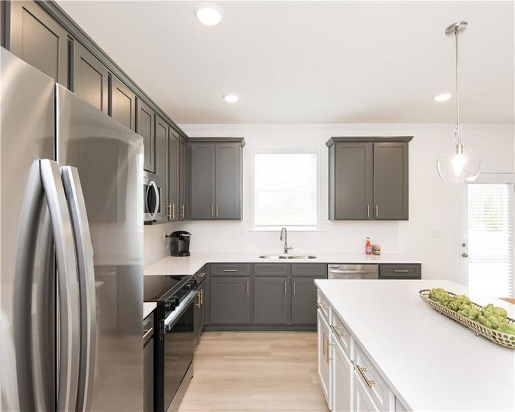 Furnished interior view inside a new home in Highland Park, Stonecrest (Image 21). Furnished interior view inside a new home in Highland Park, Stonecrest (Image 21).