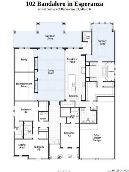 2D floor plan layout of this home in Esperanza, Boerne, TX (Image 4). 2D floor plan layout of this home in Esperanza, Boerne, TX (Image 4).