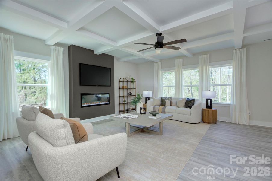 Furnished interior view inside a new home in , Bessemer City (Image 8). Furnished interior view inside a new home in , Bessemer City (Image 8).