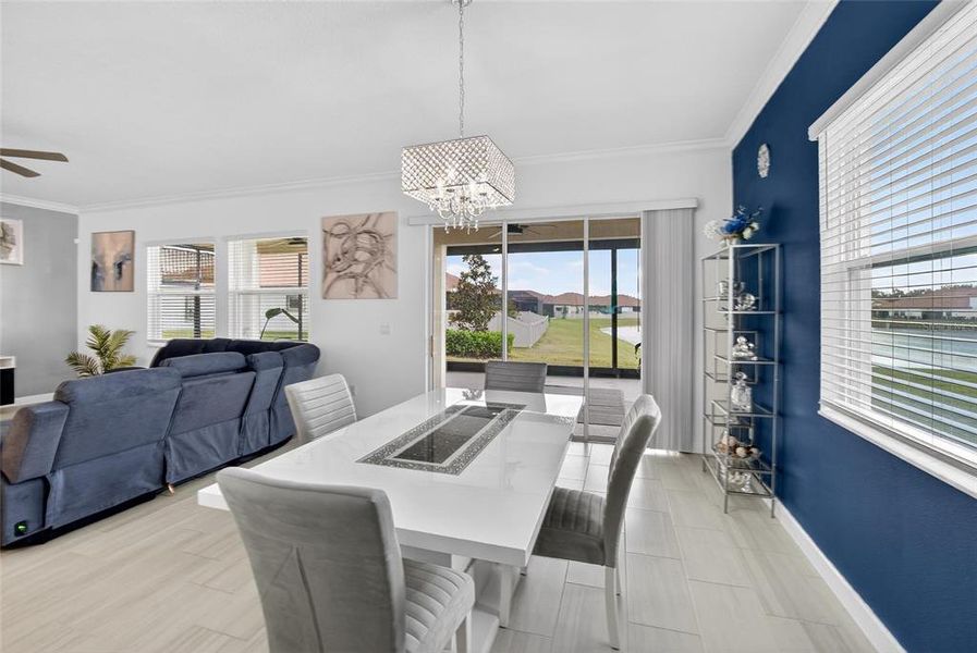 Furnished interior view inside a new home in Southshore Bay: The Estates, Wimauma (Image 53).