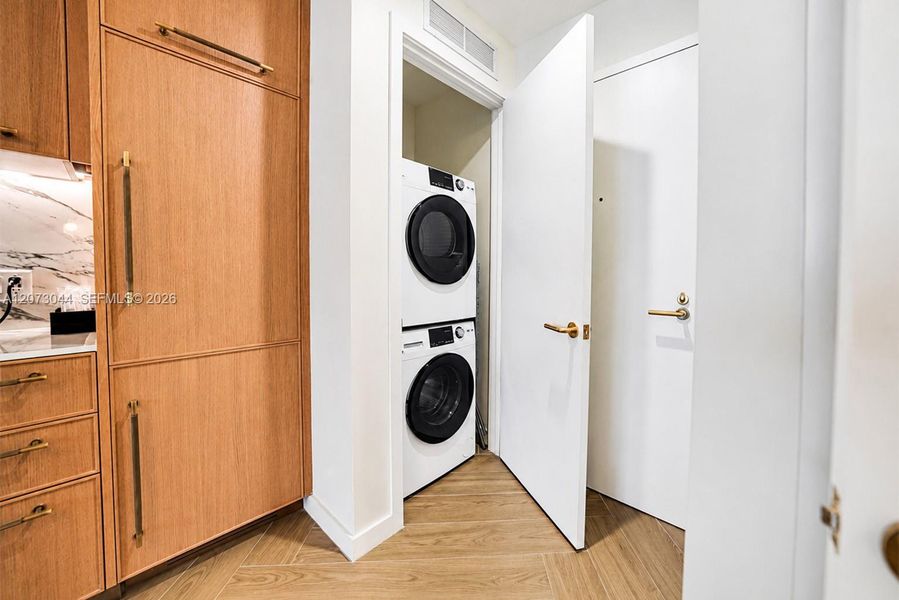 Furnished interior view inside a new home in , Miami (Image 12).