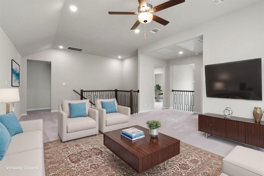 Furnished interior view inside a new home in Morningstar, Andice (Image 14). Furnished interior view inside a new home in Morningstar, Andice (Image 14).