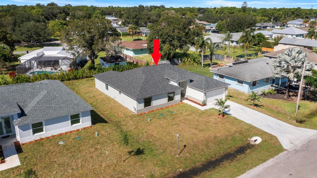 Front exterior of a new home in , Fort Pierce, FL, highlighting curb appeal (Image 27). Front exterior of a new home in , Fort Pierce, FL, highlighting curb appeal (Image 27).