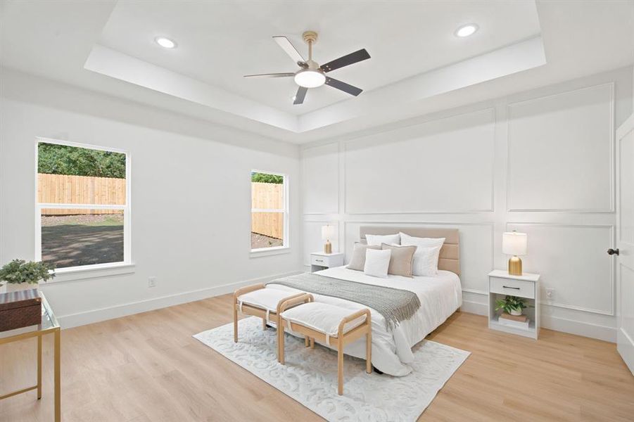 Furnished interior view inside a new home in , Fort Worth (Image 8).
