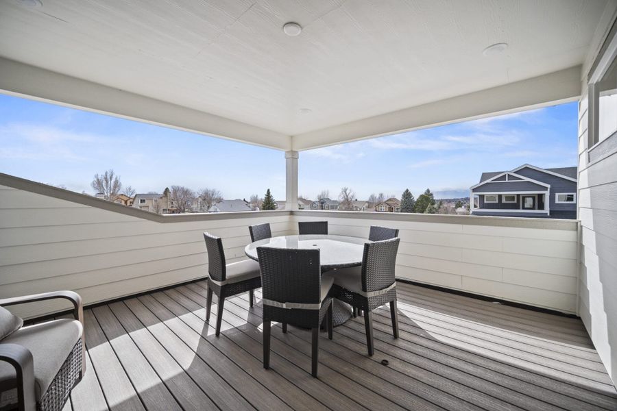 Furnished interior view inside a new home in Pony Park, Colorado Springs (Image 43).